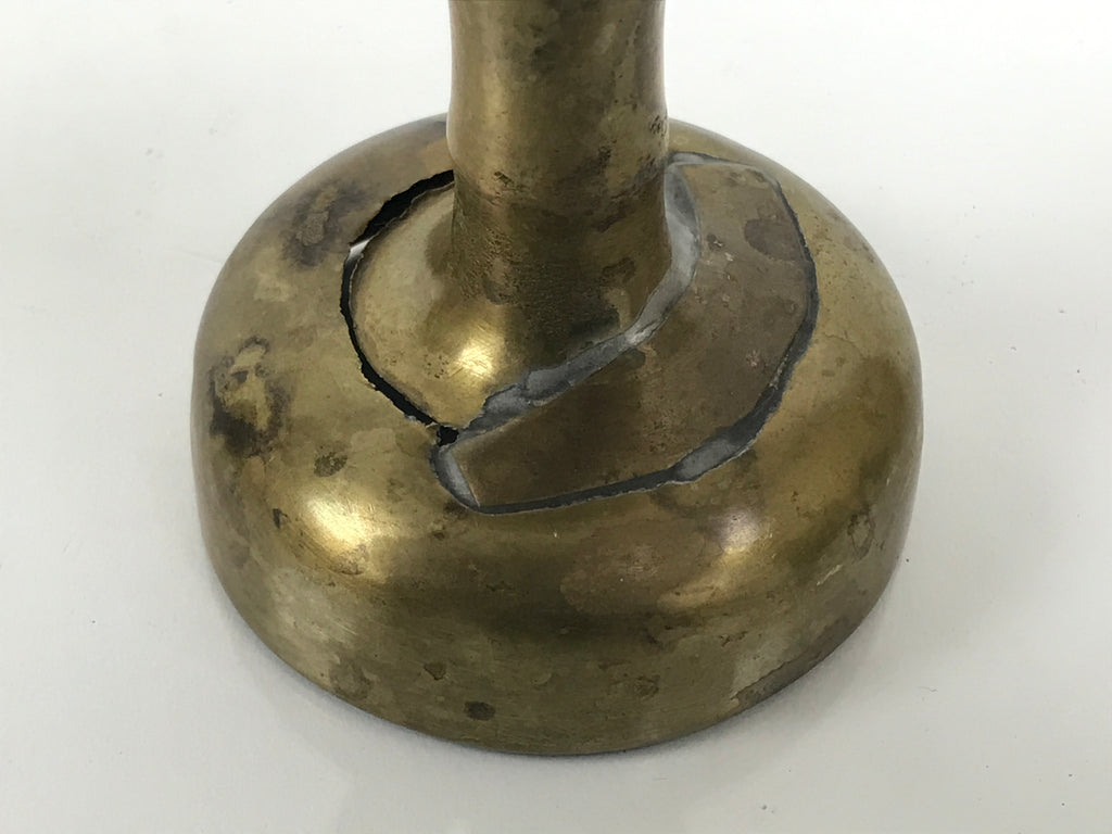 Japanese Buddhist Altar Fitting Brass Rice Offering Cup Vtg Butsugu Gold BA962-OT - Buddhist-chidorivintage.com