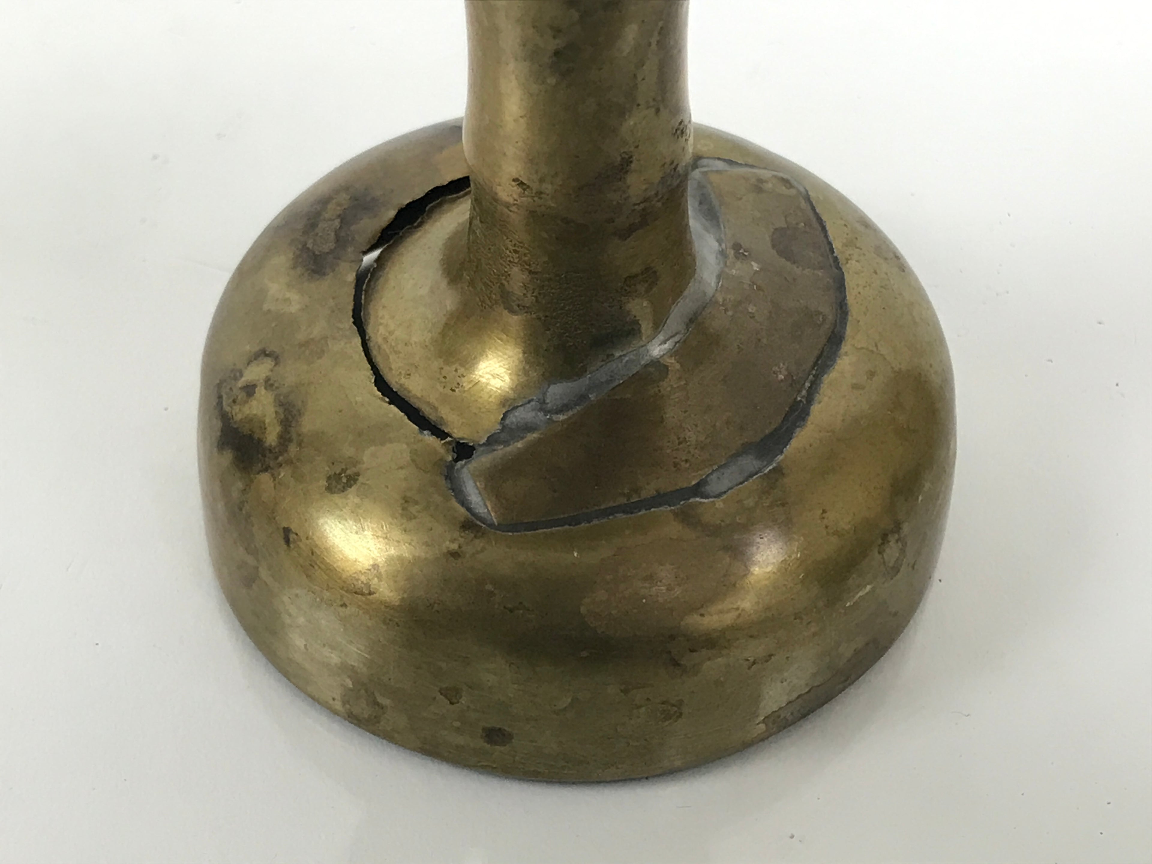 Japanese Buddhist Altar Fitting Brass Rice Offering Cup Vtg Butsugu Gold BA962-OT - Buddhist-chidorivintage.com