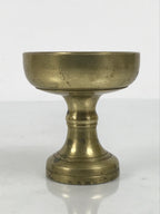 Japanese Buddhist Altar Fitting Brass Rice Offering Cup Vtg Butsugu Gold BA963-OT - Buddhist-chidorivintage.com
