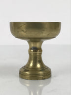 Japanese Buddhist Altar Fitting Brass Rice Offering Cup Vtg Butsugu Gold BA963-OT - Buddhist-chidorivintage.com