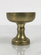Japanese Buddhist Altar Fitting Brass Rice Offering Cup Vtg Butsugu Gold BA963-OT - Buddhist-chidorivintage.com