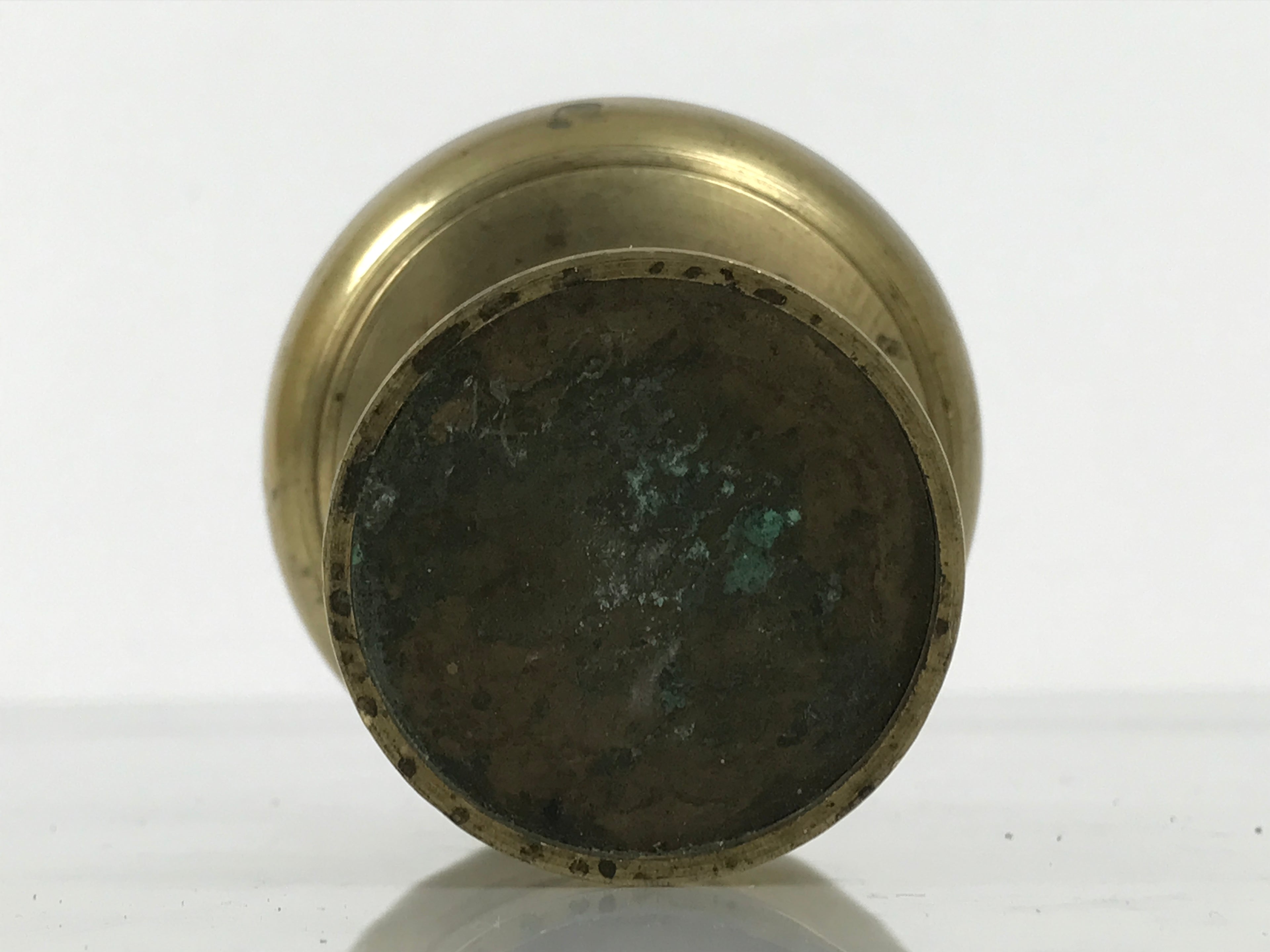 Japanese Buddhist Altar Fitting Brass Rice Offering Cup Vtg Butsugu Gold BA963-OT - Buddhist-chidorivintage.com