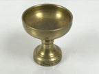 Japanese Buddhist Altar Fitting Brass Rice Offering Cup Vtg Butsugu Gold BA963-OT - Buddhist-chidorivintage.com