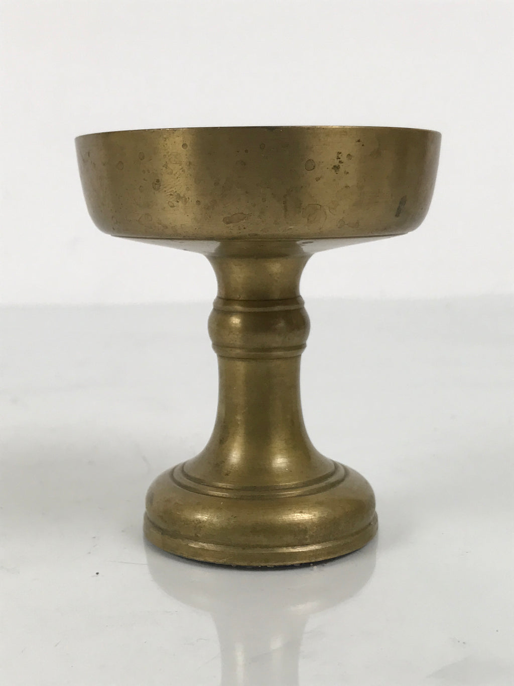 Japanese Buddhist Altar Fitting Brass Rice Offering Cup Vtg Butsugu Gold BA964-OT - Buddhist-chidorivintage.com