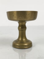 Japanese Buddhist Altar Fitting Brass Rice Offering Cup Vtg Butsugu Gold BA964-OT - Buddhist-chidorivintage.com