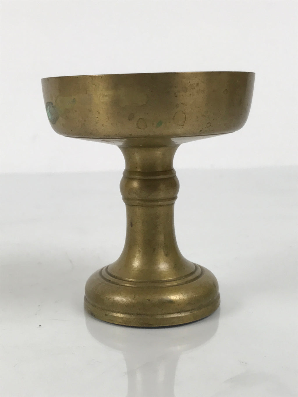 Japanese Buddhist Altar Fitting Brass Rice Offering Cup Vtg Butsugu Gold BA964-OT - Buddhist-chidorivintage.com