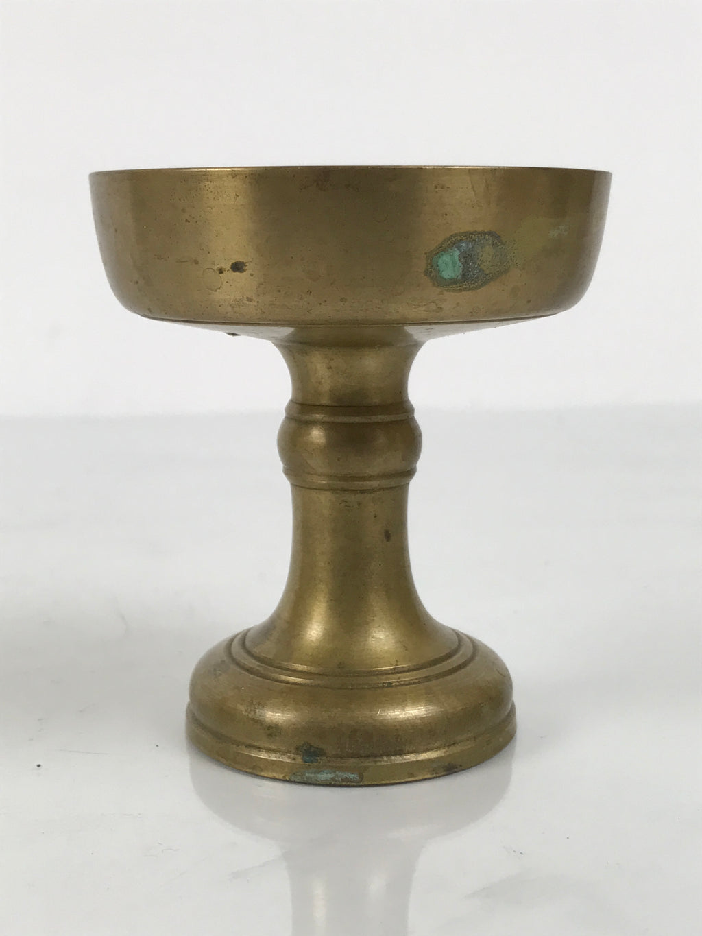 Japanese Buddhist Altar Fitting Brass Rice Offering Cup Vtg Butsugu Gold BA964-OT - Buddhist-chidorivintage.com