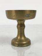 Japanese Buddhist Altar Fitting Brass Rice Offering Cup Vtg Butsugu Gold BA964-OT - Buddhist-chidorivintage.com