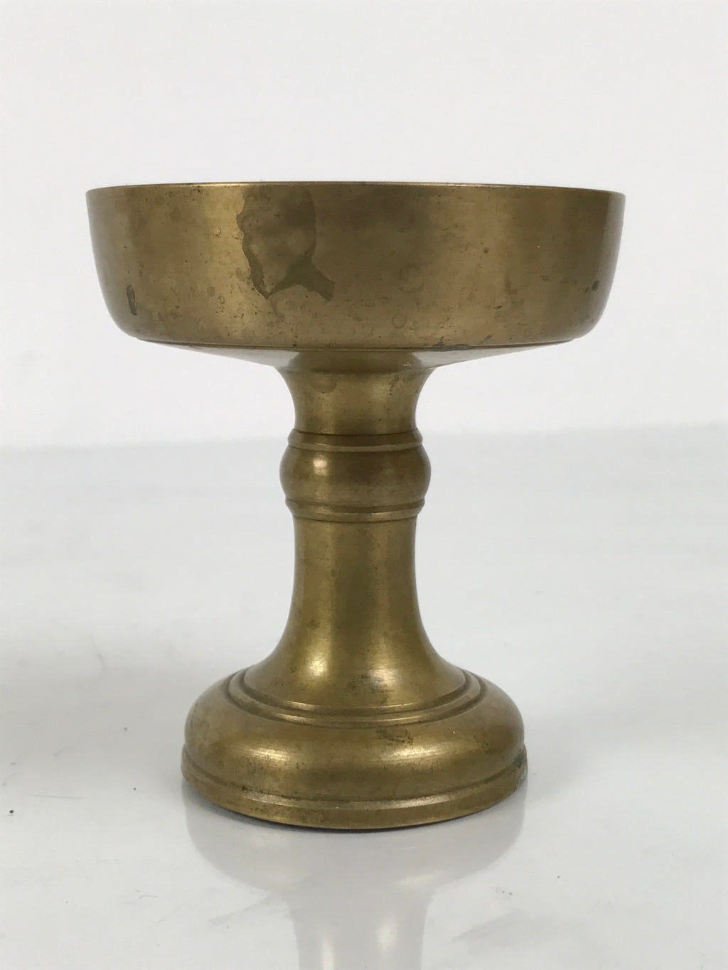 Japanese Buddhist Altar Fitting Brass Rice Offering Cup Vtg Butsugu Gold BA964-OT - Buddhist-chidorivintage.com
