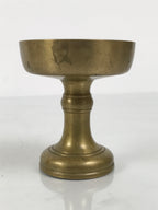 Japanese Buddhist Altar Fitting Brass Rice Offering Cup Vtg Butsugu Gold BA964-OT - Buddhist-chidorivintage.com