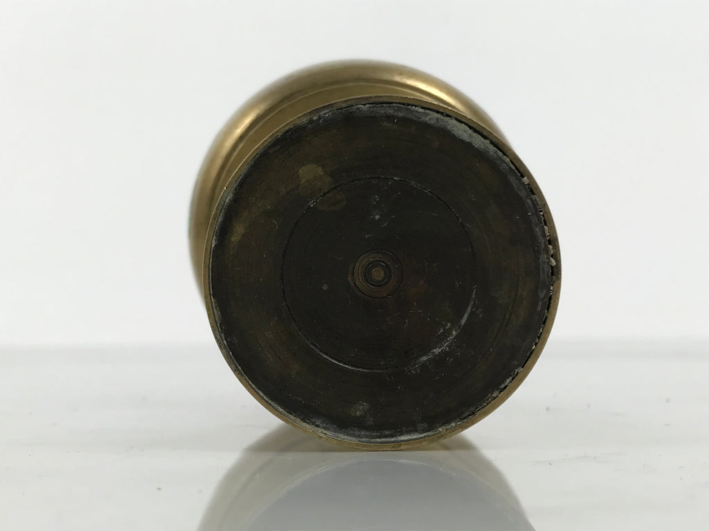 Japanese Buddhist Altar Fitting Brass Rice Offering Cup Vtg Butsugu Gold BA964-OT - Buddhist-chidorivintage.com
