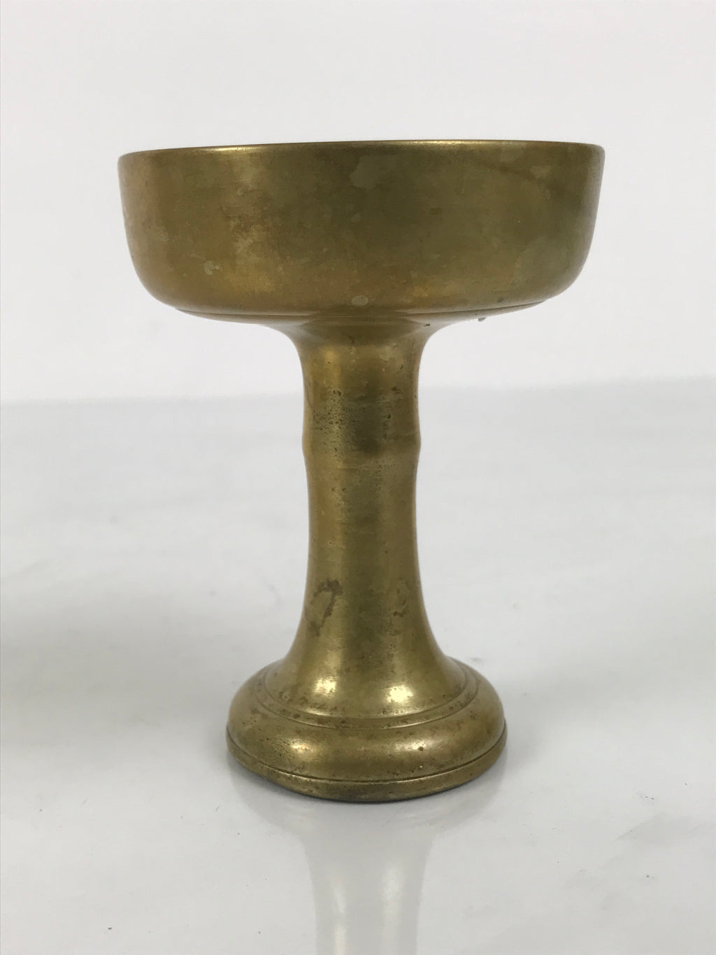 Japanese Buddhist Altar Fitting Brass Rice Offering Cup Vtg Butsugu Gold BA965-OT - Buddhist-chidorivintage.com