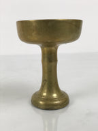 Japanese Buddhist Altar Fitting Brass Rice Offering Cup Vtg Butsugu Gold BA965-OT - Buddhist-chidorivintage.com