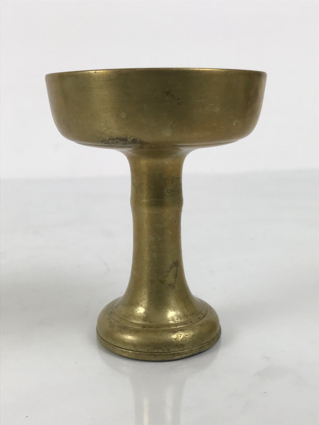Japanese Buddhist Altar Fitting Brass Rice Offering Cup Vtg Butsugu Gold BA965-OT - Buddhist-chidorivintage.com