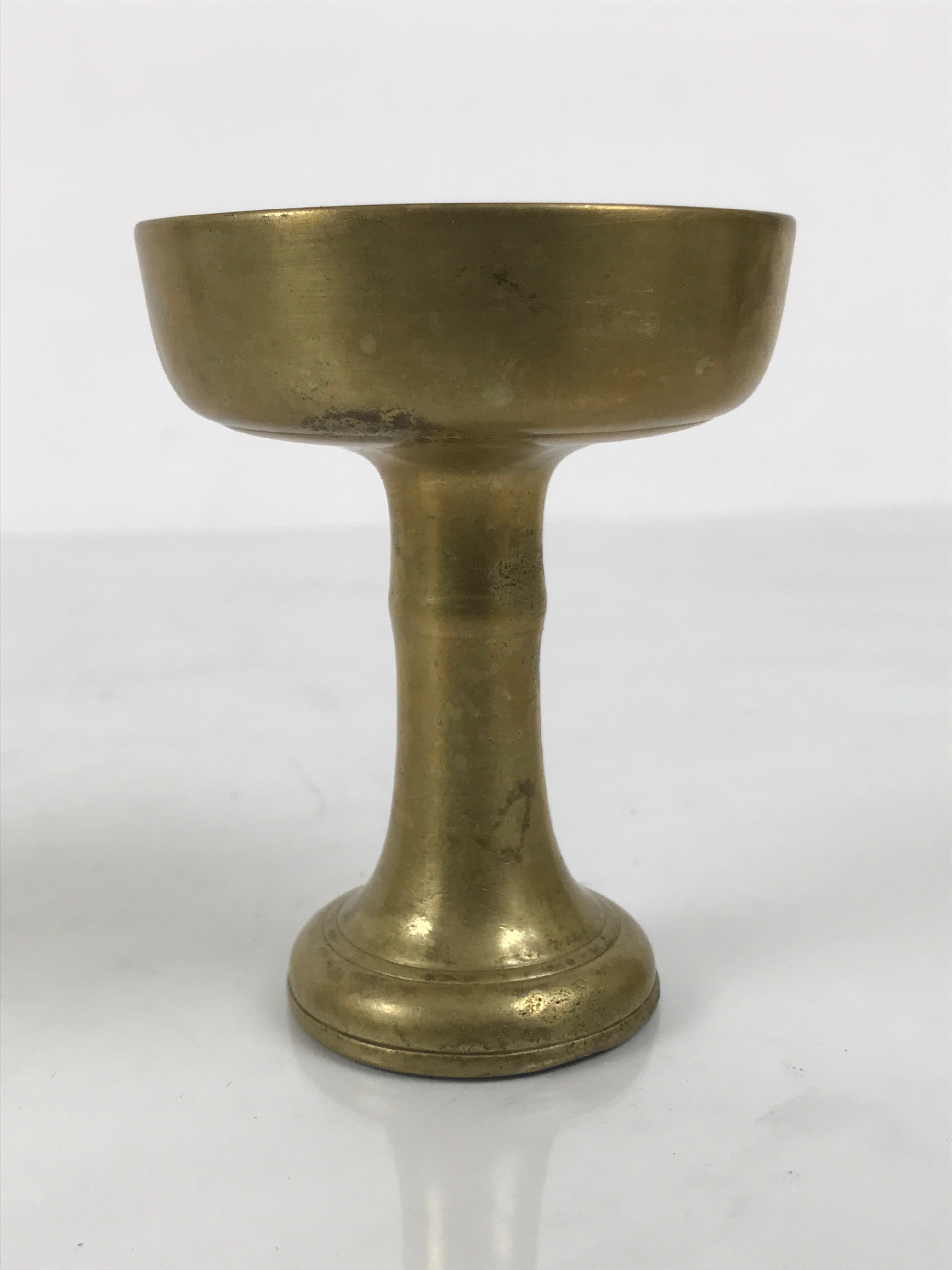 Japanese Buddhist Altar Fitting Brass Rice Offering Cup Vtg Butsugu Gold BA965-OT - Buddhist-chidorivintage.com