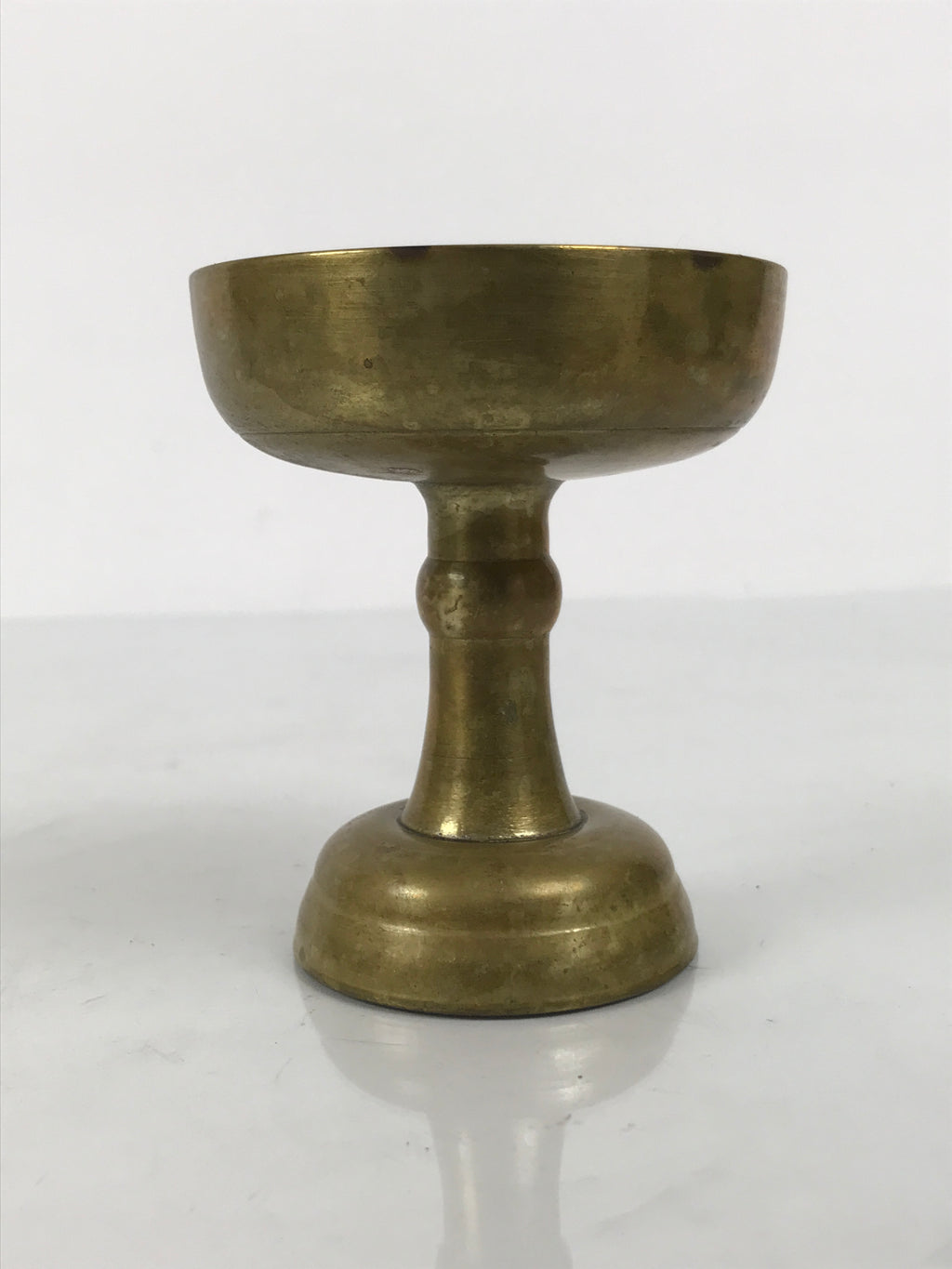 Japanese Buddhist Altar Fitting Brass Rice Offering Cup Vtg Butsugu Gold BA966-OT - Buddhist-chidorivintage.com