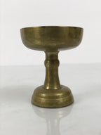 Japanese Buddhist Altar Fitting Brass Rice Offering Cup Vtg Butsugu Gold BA966-OT - Buddhist-chidorivintage.com