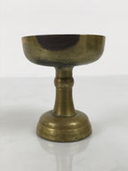 Japanese Buddhist Altar Fitting Brass Rice Offering Cup Vtg Butsugu Gold BA966-OT - Buddhist-chidorivintage.com