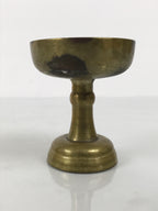Japanese Buddhist Altar Fitting Brass Rice Offering Cup Vtg Butsugu Gold BA966-OT - Buddhist-chidorivintage.com