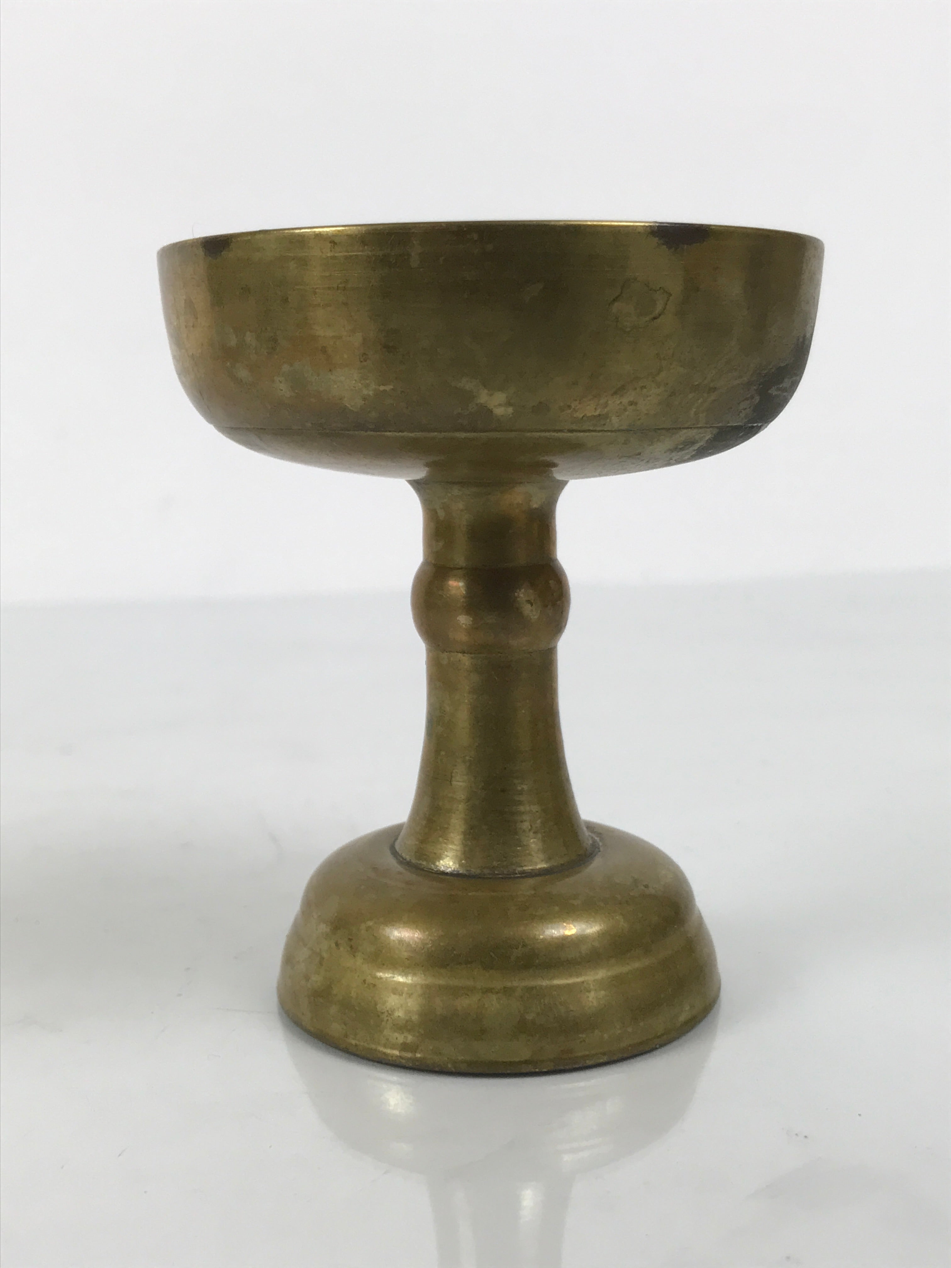 Japanese Buddhist Altar Fitting Brass Rice Offering Cup Vtg Butsugu Gold BA966-OT - Buddhist-chidorivintage.com