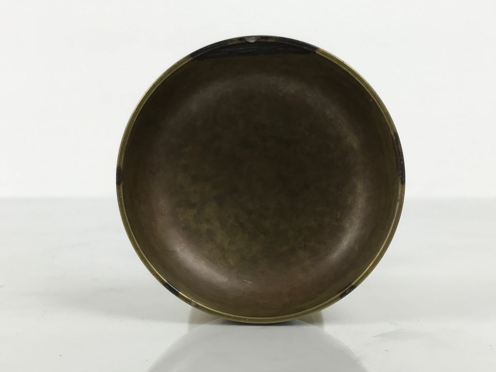 Japanese Buddhist Altar Fitting Brass Rice Offering Cup Vtg Butsugu Gold BA966-OT - Buddhist-chidorivintage.com
