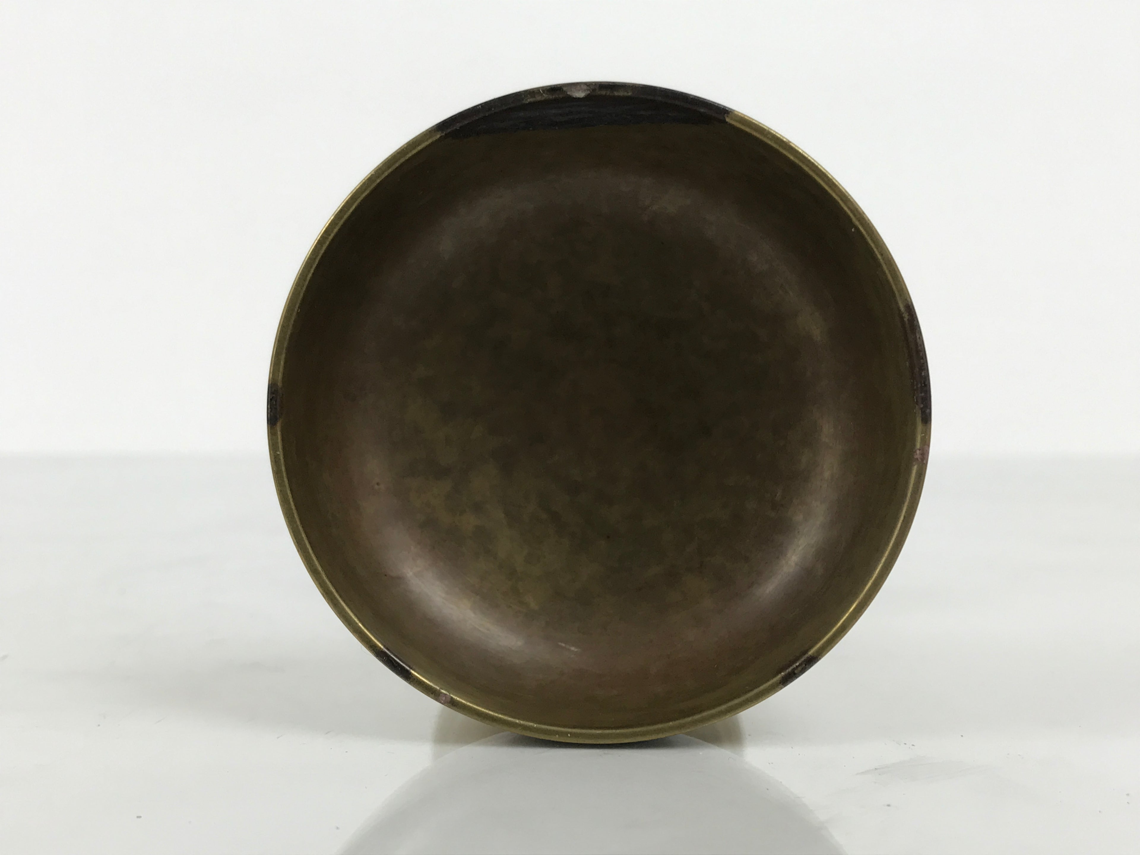 Japanese Buddhist Altar Fitting Brass Rice Offering Cup Vtg Butsugu Gold BA966-OT - Buddhist-chidorivintage.com