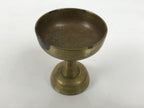 Japanese Buddhist Altar Fitting Brass Rice Offering Cup Vtg Butsugu Gold BA966-OT - Buddhist-chidorivintage.com