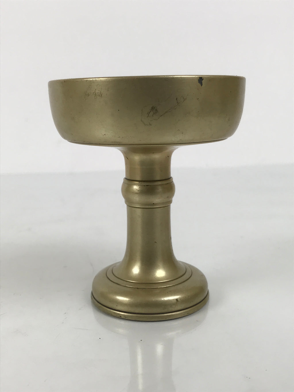 Japanese Buddhist Altar Fitting Brass Rice Offering Cup Vtg Butsugu Gold BA967-OT - Buddhist-chidorivintage.com