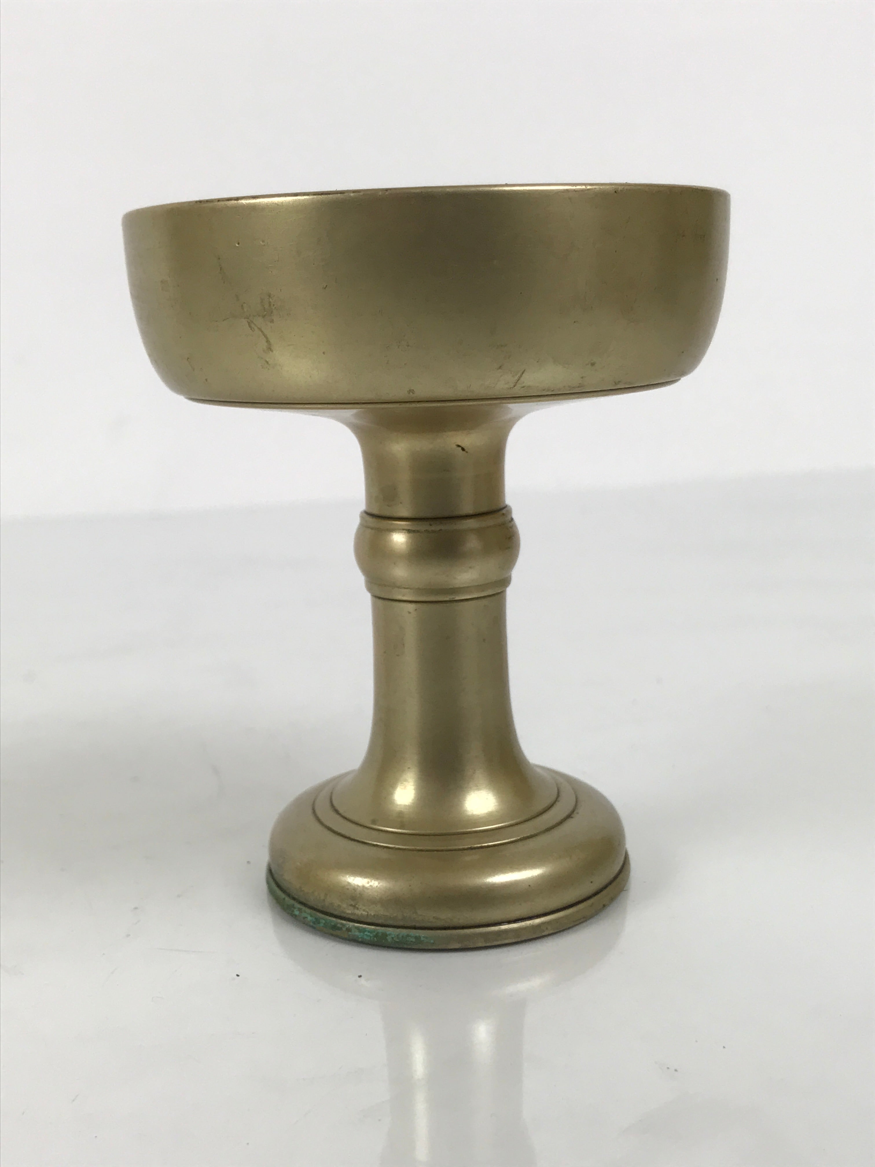 Japanese Buddhist Altar Fitting Brass Rice Offering Cup Vtg Butsugu Gold BA967-OT - Buddhist-chidorivintage.com