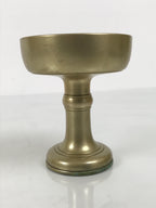 Japanese Buddhist Altar Fitting Brass Rice Offering Cup Vtg Butsugu Gold BA967-OT - Buddhist-chidorivintage.com