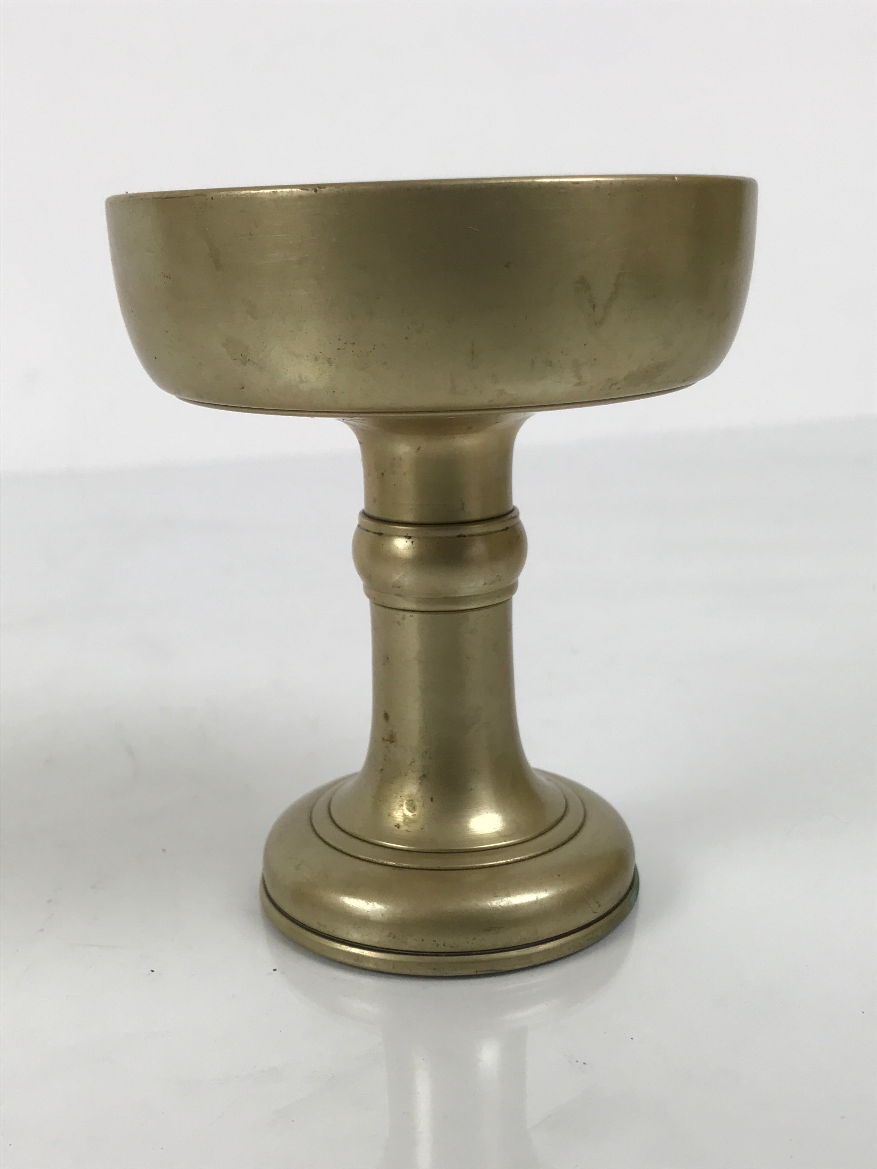 Japanese Buddhist Altar Fitting Brass Rice Offering Cup Vtg Butsugu Gold BA967-OT - Buddhist-chidorivintage.com