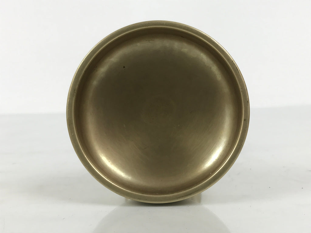 Japanese Buddhist Altar Fitting Brass Rice Offering Cup Vtg Butsugu Gold BA967-OT - Buddhist-chidorivintage.com