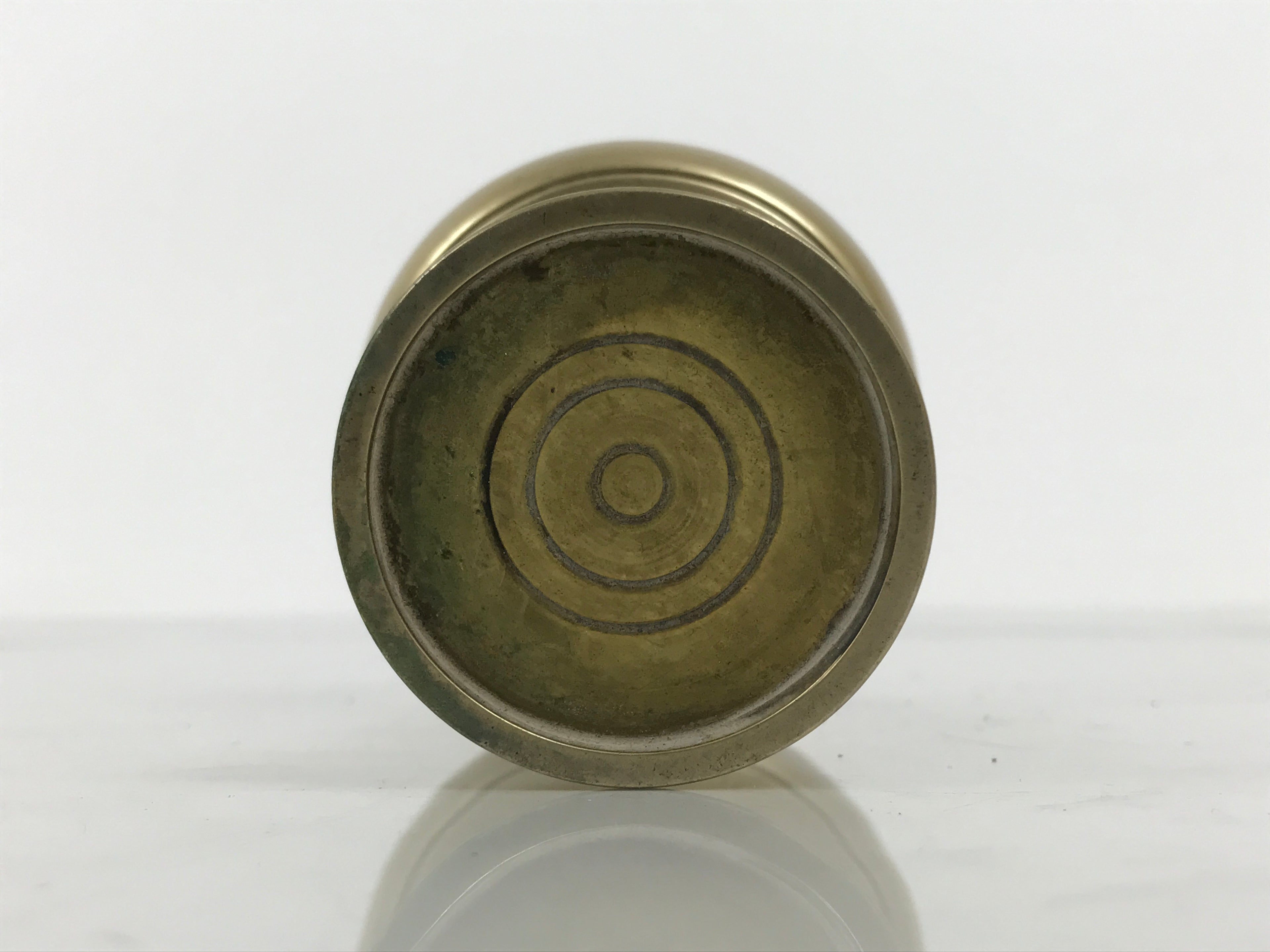 Japanese Buddhist Altar Fitting Brass Rice Offering Cup Vtg Butsugu Gold BA967-OT - Buddhist-chidorivintage.com