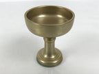 Japanese Buddhist Altar Fitting Brass Rice Offering Cup Vtg Butsugu Gold BA967-OT - Buddhist-chidorivintage.com