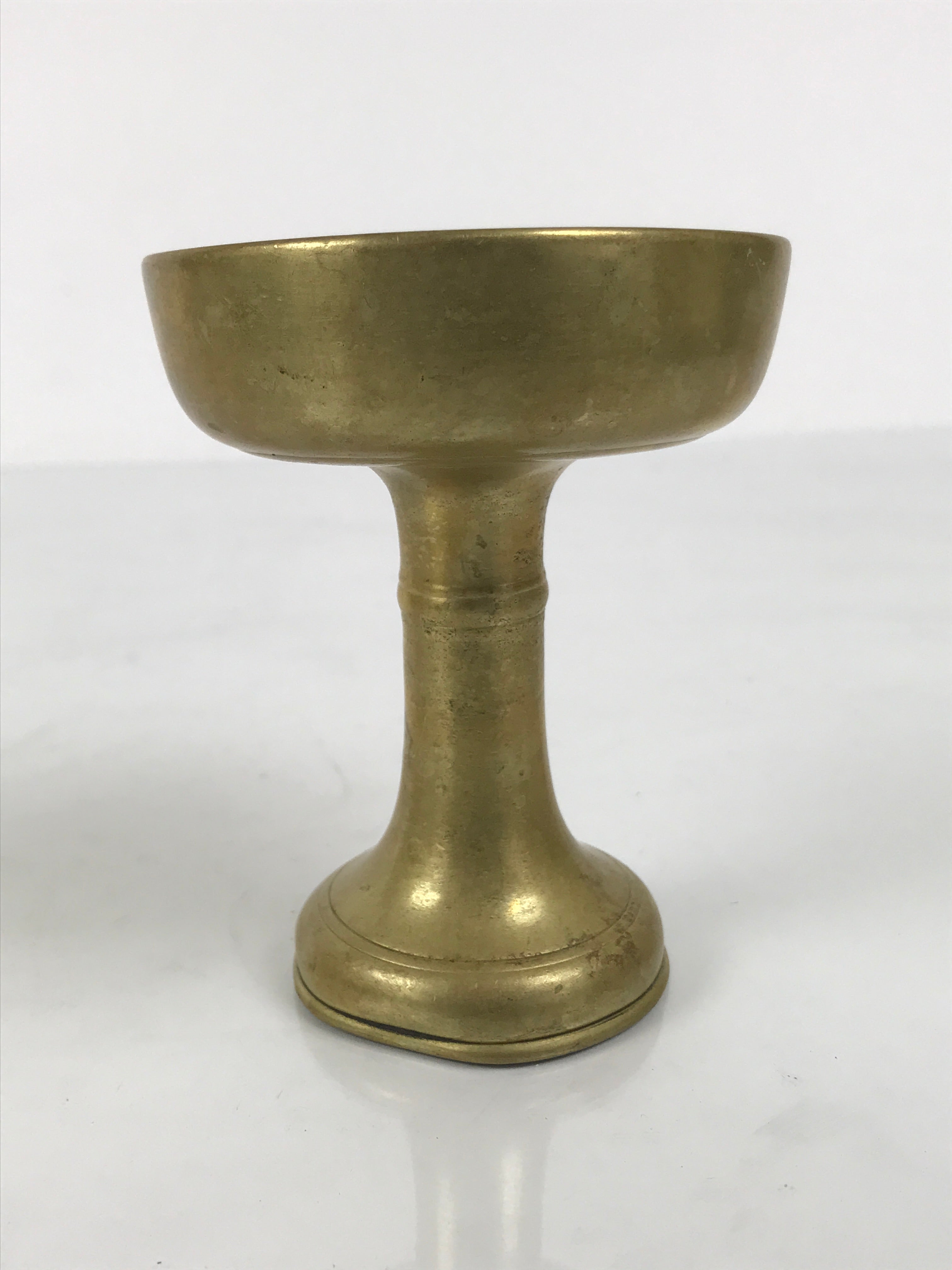 Japanese Buddhist Altar Fitting Brass Rice Offering Cup Vtg Butsugu Gold BA968-OT - Buddhist-chidorivintage.com