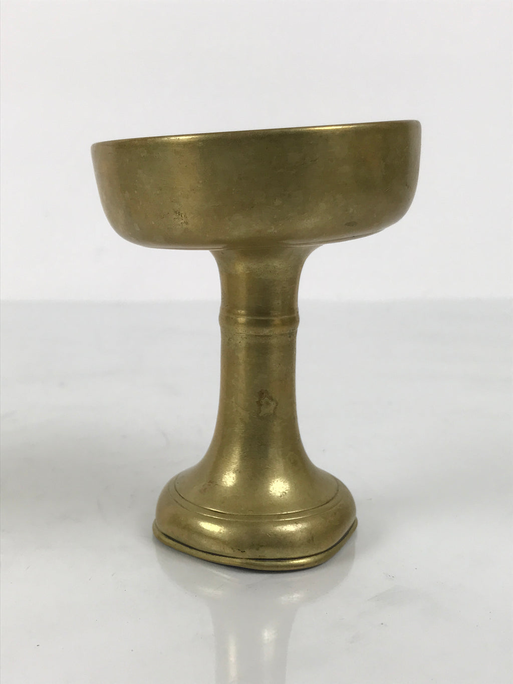 Japanese Buddhist Altar Fitting Brass Rice Offering Cup Vtg Butsugu Gold BA968-OT - Buddhist-chidorivintage.com