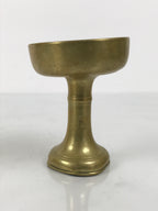 Japanese Buddhist Altar Fitting Brass Rice Offering Cup Vtg Butsugu Gold BA968-OT - Buddhist-chidorivintage.com