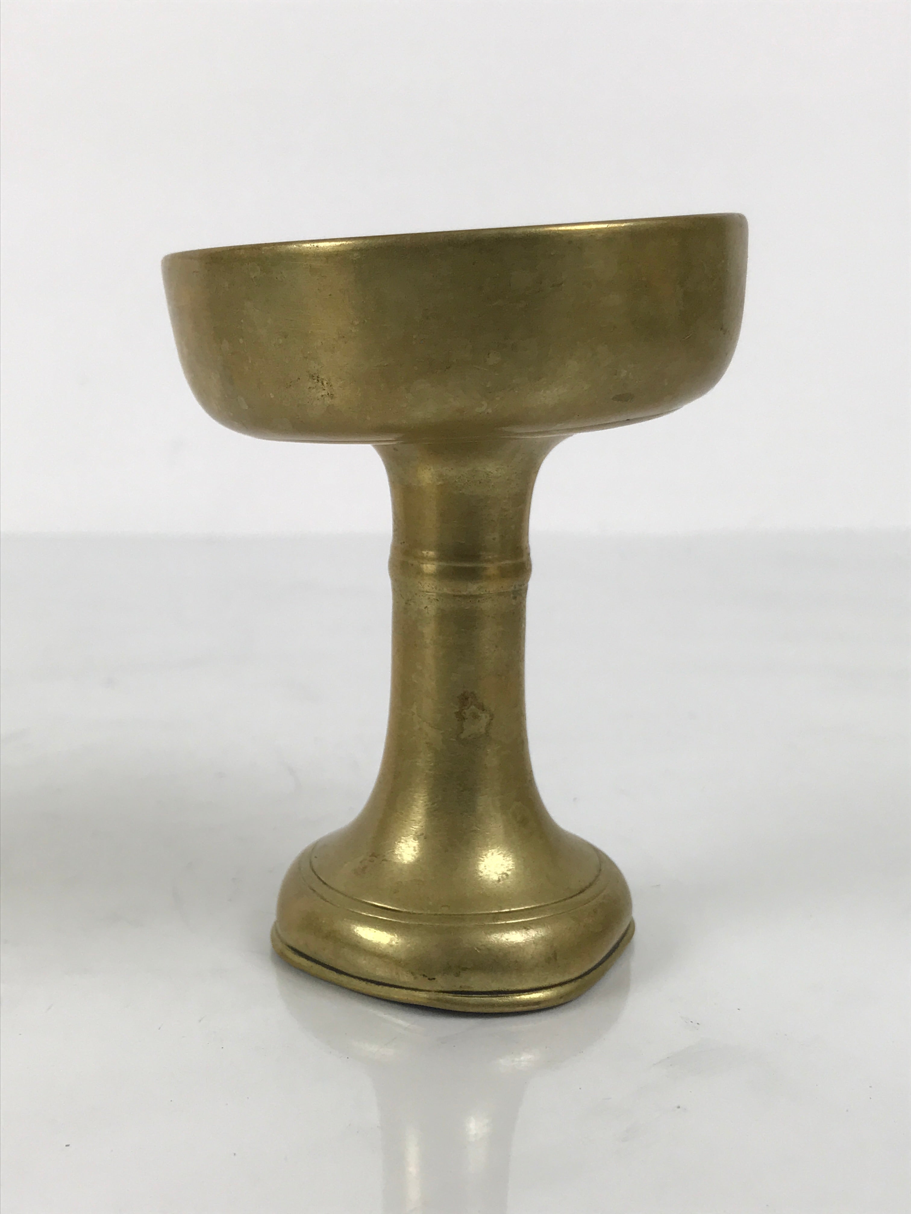 Japanese Buddhist Altar Fitting Brass Rice Offering Cup Vtg Butsugu Gold BA968-OT - Buddhist-chidorivintage.com