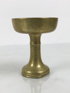 Japanese Buddhist Altar Fitting Brass Rice Offering Cup Vtg Butsugu Gold BA968-OT - Buddhist-chidorivintage.com
