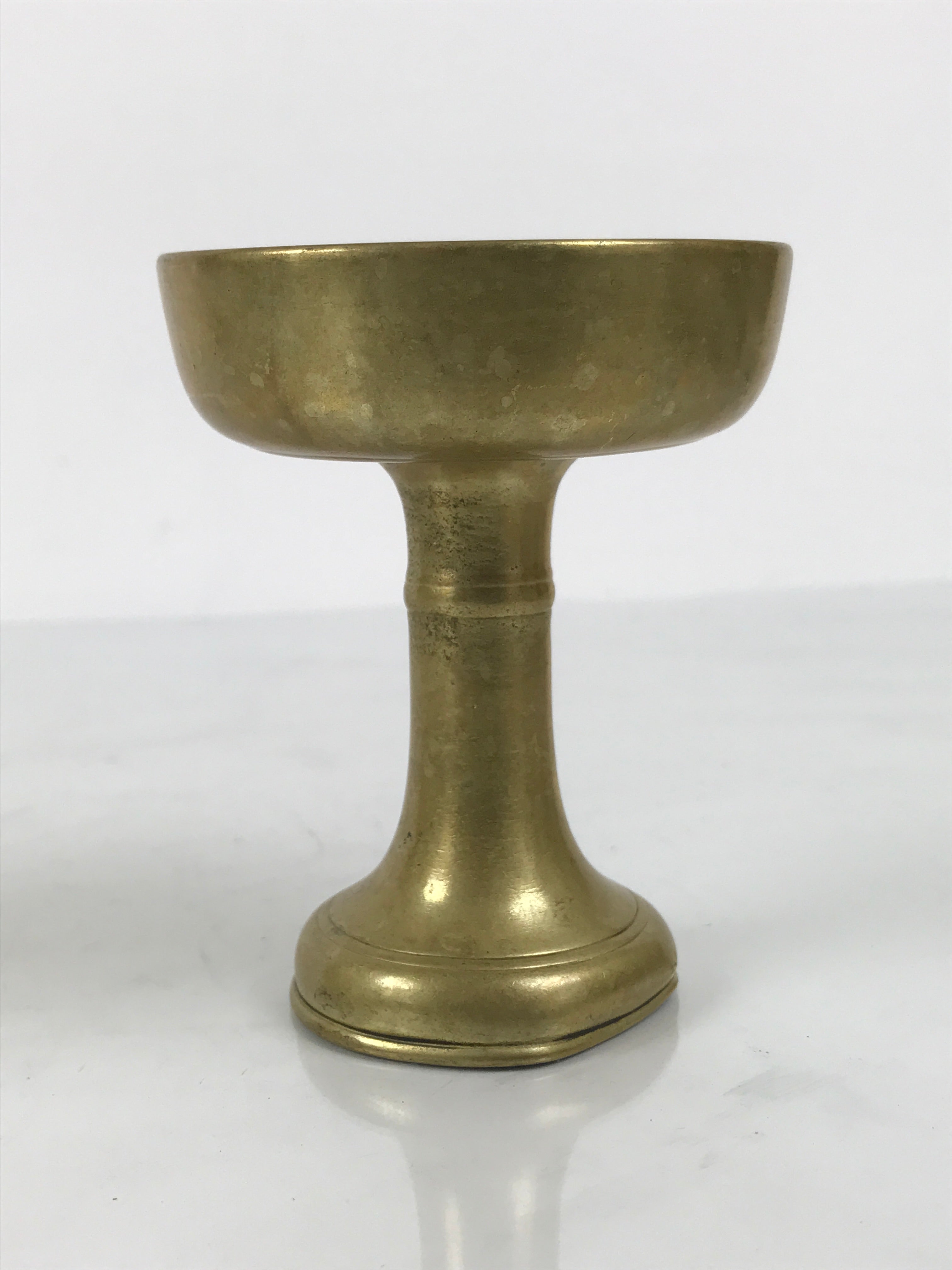 Japanese Buddhist Altar Fitting Brass Rice Offering Cup Vtg Butsugu Gold BA968-OT - Buddhist-chidorivintage.com