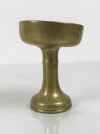 Japanese Buddhist Altar Fitting Brass Rice Offering Cup Vtg Butsugu Gold BA968-OT - Buddhist-chidorivintage.com
