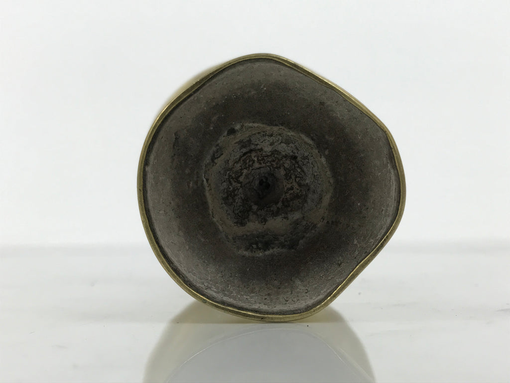 Japanese Buddhist Altar Fitting Brass Rice Offering Cup Vtg Butsugu Gold BA968-OT - Buddhist-chidorivintage.com