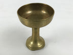 Japanese Buddhist Altar Fitting Brass Rice Offering Cup Vtg Butsugu Gold BA968-OT - Buddhist-chidorivintage.com