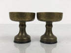 Japanese Buddhist Altar Fitting Brass Rice Offering Cups Butsugu 2pcs Gold BA970-OT - Buddhist-chidorivintage.com
