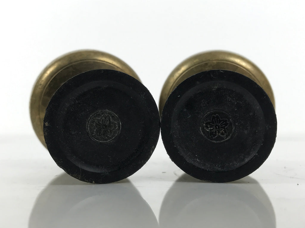 Japanese Buddhist Altar Fitting Brass Rice Offering Cups Butsugu 2pcs Gold BA970-OT - Buddhist-chidorivintage.com