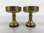 Japanese Buddhist Altar Fitting Brass Rice Offering Cups Butsugu 2pcs Gold BA973-OT - Buddhist-chidorivintage.com