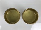 Japanese Buddhist Altar Fitting Brass Rice Offering Cups Butsugu 2pcs Gold BA973-OT - Buddhist-chidorivintage.com