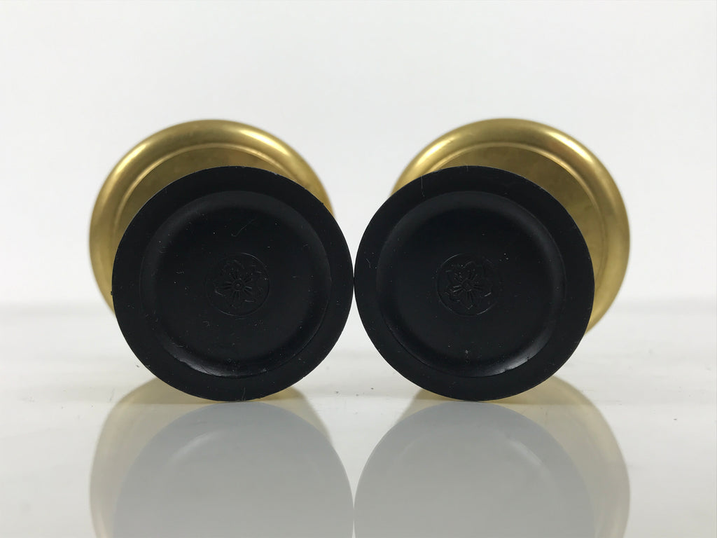 Japanese Buddhist Altar Fitting Brass Rice Offering Cups Butsugu 2pcs Gold BA973-OT - Buddhist-chidorivintage.com