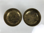 Japanese Buddhist Altar Fitting Brass Rice Offering Cups Butsugu 2pcs Gold BA975-OT - Buddhist-chidorivintage.com