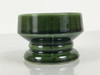 Japanese Buddhist Altar Fitting Porcelain Candle Stand Vtg Shokudai Green BA977-OT - Buddhist-chidorivintage.com